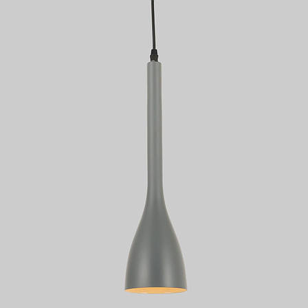 Сірий підвісний світильник 42см (61-BL01-1 GRAY), фото 1