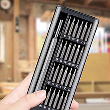 Набір викруток 24 в 1 магнітні біти Torx Hex Precision DIY в розбірному міні-чохлі (205)