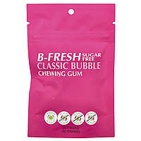 B-Fresh, жувальна гумка, Classic Bubble, без цукру, 25 шт. (50 г)