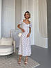 Ніжна жіноча сукня з софту та з імітацією чашки Smof9346, фото 8