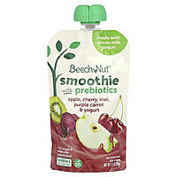 Beech-Nut, Smoothie with Prebiotics, 12+ Months, Apple, Cherry, Kiwi, Purple Carrot & Yogurt, 3.5 oz (99 g)