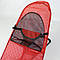 Дитячий шезлонг гойдалка (70×58×39см) до 13кг, Червоний / Гойдалка для немовлят / Шезлонг для немовлят, фото 8