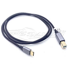 Кабель Type-C — BM, ганчірний, 1.0 м