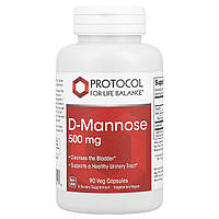 D-Манноза Protocol for Life Balance (D-Mannose) 500 мг 90 капсул