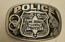 Пряжка, бляха на ремінь Police USA