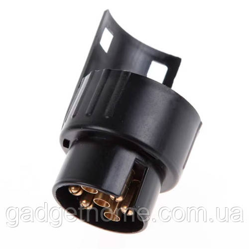 ТОП! Перехідник з 7pin розетки автомобіля на 13pin штекер прицепа, адаптер фаркопа - (gHome), фото 1