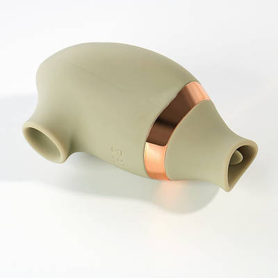 Вакуумний стимулятор клітора з функцією лизання (рухомий язичок) Sweet Em Velvet Lure, зелений USB