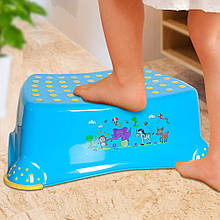 Сходинка дитяча Irak Plastik 40 x 27 x 15 см, Блакитний (DRK)