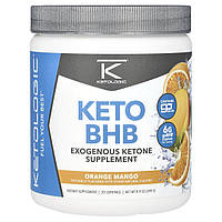 KetoLogic, Keto BHB, апельсин і манго, 249 г (8,9 унції)