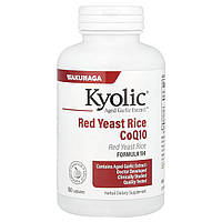 Kyolic, Aged Garlic Extract™, червоний дріжджовий рис із коензимом Q10, формула 114, 150 капсул