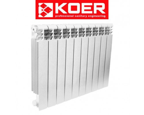 Радіатор біметалевий Koer 500/100 ROYAL двотрубний