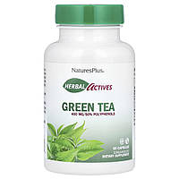 NaturesPlus, рослинні активні інгредієнти, зелений чай, 400 мг, 60 капсул
