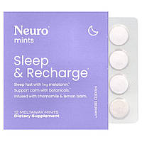 NeuroGum, NeuroMints, Sleep & Recharge, ягідна суміш, 6 упаковок по 12 м’ят Meltaway