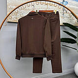 Чоловічий спортивний костюм BRUNELLO CUCINELLI CK9374 коричневий, фото 2