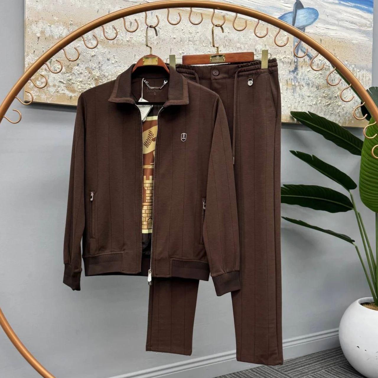 Чоловічий спортивний костюм BRUNELLO CUCINELLI CK9374 коричневий, фото 1