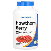 Nutricost, глід, 550 мг, 240 капсул