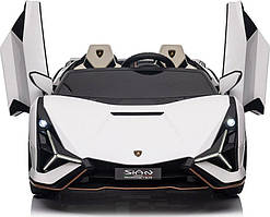 Дитяча акумуляторна машинка Lamborghini SIAN Біла