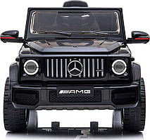 Дитяча акумуляторна машинка Mercedes AMG G63. Чорна