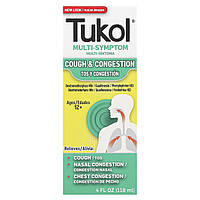Tukol, Multi-Symptom, засіб від кашлю та закладеності, для дітей старше 12 років, 118 мл (4 рідк. унції)