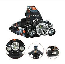 Ліхтарик налобний Boruit (X-Balog) RJ-3000 XM-L2 Powerful Headlamp 1600LM 4-Mode, фото 6