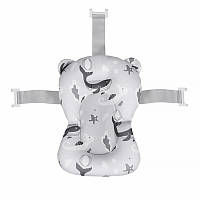 Матрацик у ванну з кріпленнями Bestbaby 340 44х30 см Gray Whale 13240-85694