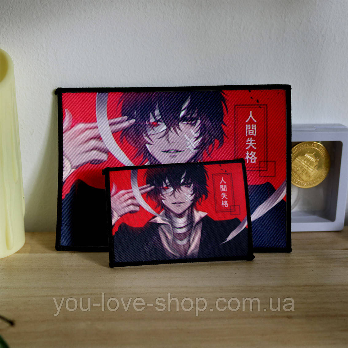 Нашивка Bungo stray dogs "У бинтах" / Літературні генії Бродячі Пси