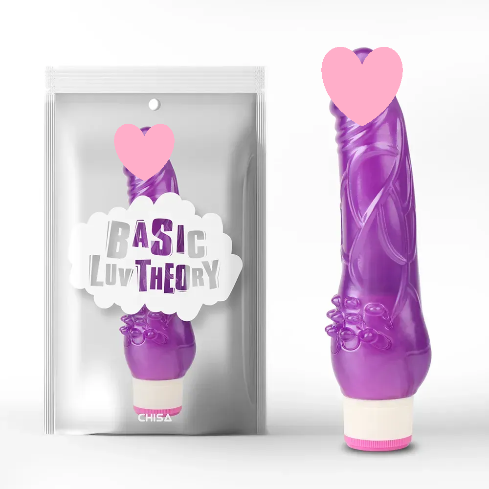 Вібратор Basic Luv Theory Beginner Rider-Purple Chisa 20,5 см, фото 1