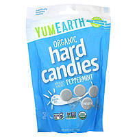Органические леденцы дикая мята YumEarth (Organic Hard Candies, Peppermint) 3,3 унц. (93,6 г)