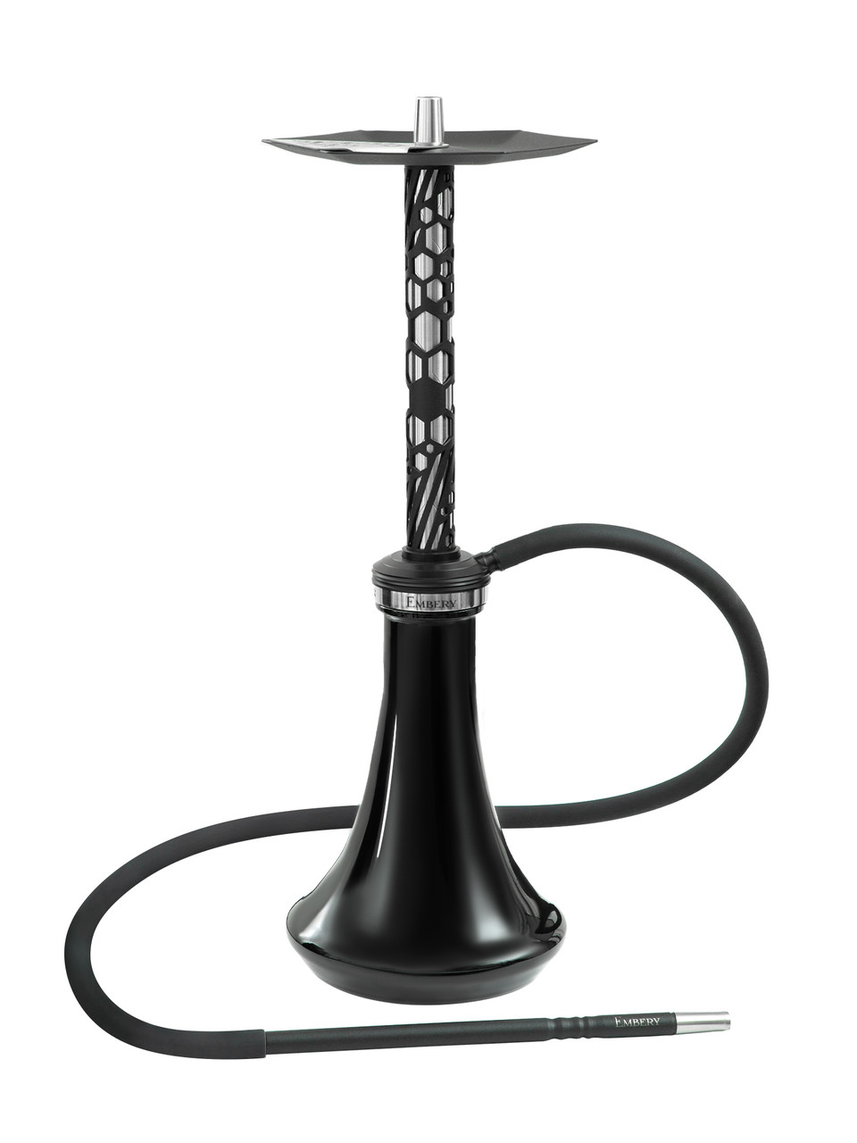 Елегантний кальян Embery MONO-H 4.0 "Silver" висотою 60 см