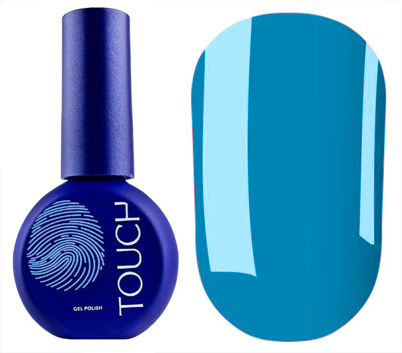 Гель-лак Touch Neon gel polish №5, 9 мл (блакитний яскравий)