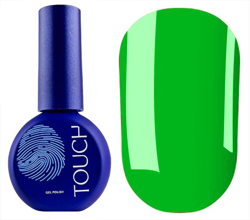 Гель-лак Touch Neon gel polish №6, 9 мл (салатовий яскравий)