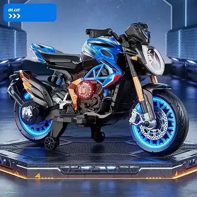 Дитячий електричний байк Електромотоцикл Bambi Racer Електро мотоцикл двоколісний на акумуляторі MP3 TF