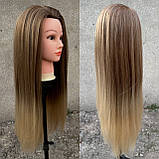 Голова для причесок парикмахерская учебная манекен болванка для плетения стрижек маникен, фото 2