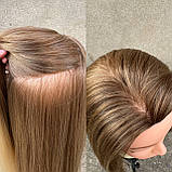 Голова для причесок парикмахерская учебная манекен болванка для плетения стрижек маникен, фото 5