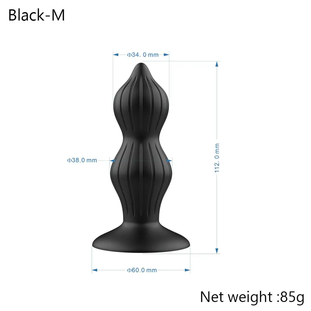 Анальний силіконовий корок LURE ME M size, фото 1