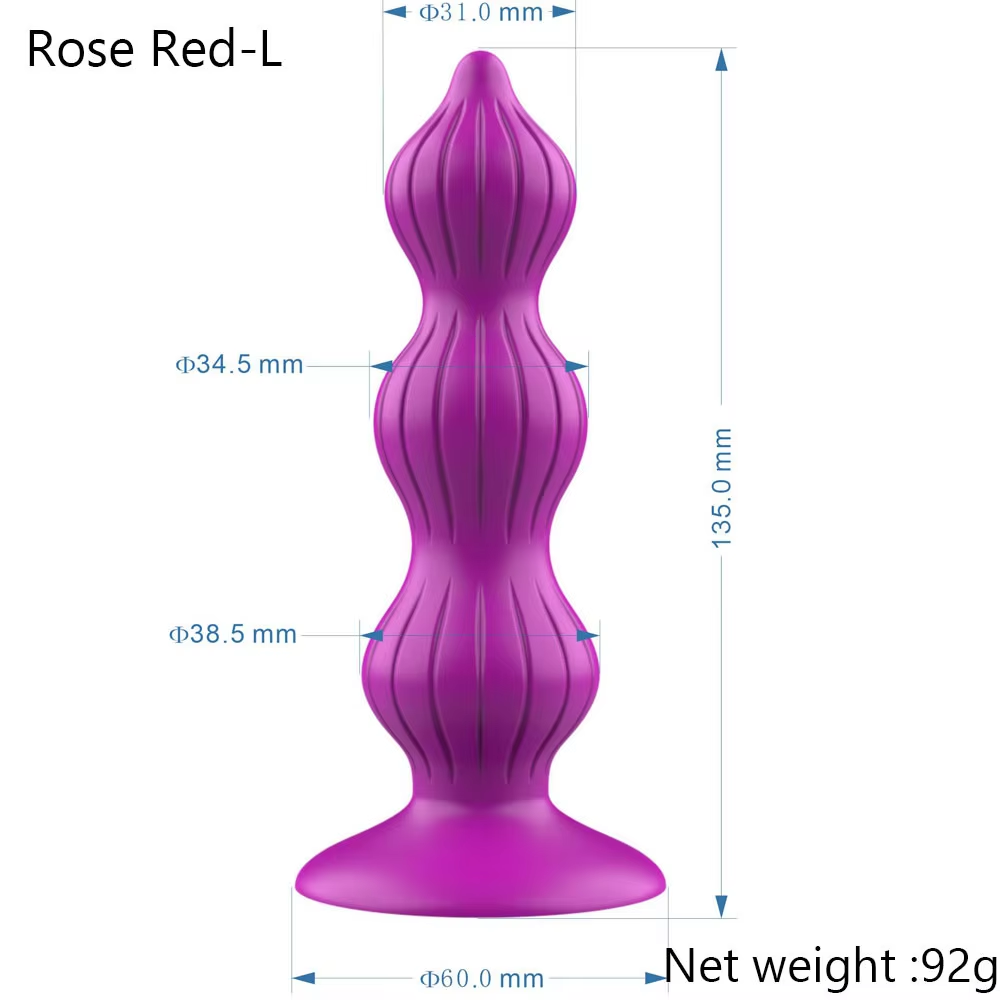 Анальний силіконовий корок LURE ME L size, фото 1