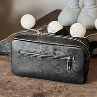 Універсальна сумка через плече з боковою кишенею й одним великим відділенням, бананка на пояс із ременем