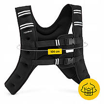 Жилет-обважнювач для тренувань Cornix Weight Vest 3 кг XR-0342 Black Poland, фото 5