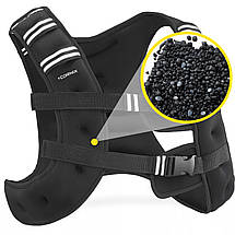 Жилет-обважнювач для тренувань Cornix Weight Vest 3 кг XR-0342 Black Poland, фото 4