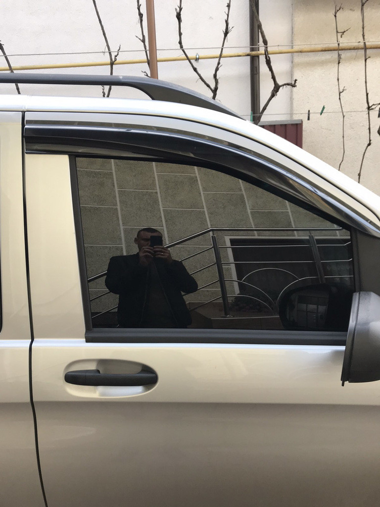 Вітровики (2 шт. Sunplex Sport) для Mercedes Vito / V-class W447 2014- рр