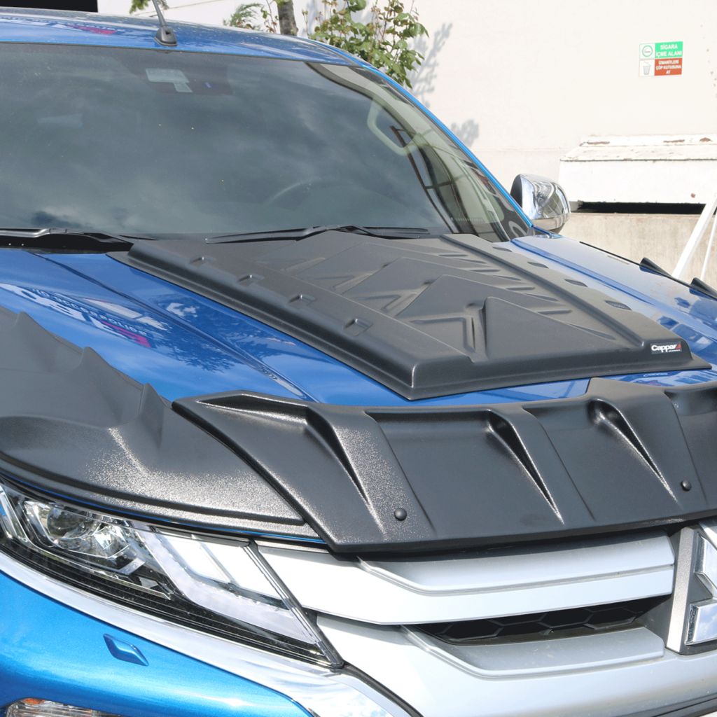 Накладка на капот (ABS) для Mitsubishi L200 2015-2024 рр