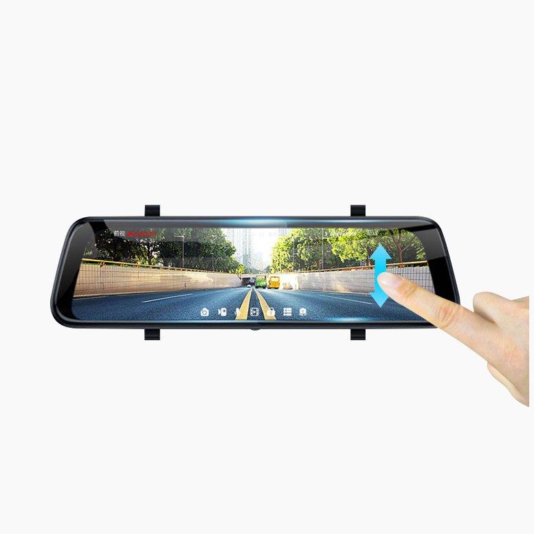 Дзеркало-накладка з вбудованим Full HD відеореєстратором Prime-X 109C