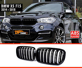 Ніздрі (чорний глянець) для BMW X6 F-16 2014-2019 рр