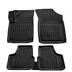 Коврики резиновые Stingray 3D (5 шт, полиуретан) для Skoda Citigo 2011-2020 гг