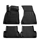 Коврики резиновые Stingray 3D (5 шт, полиуретан) для Ауди A6 C7 2011-2017 гг