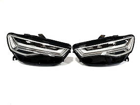 Передні фари ( LED Європа без блоків ) на Audi A6 C7 2014-2018 року
