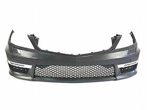 Передній бампер ( стиль C63 AMG ) на мерседес C-клас W204 2007-2014 року