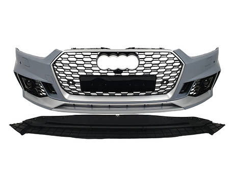 Передній бампер ( стиль RS5 ) V2 на Audi A5 B9 2016-2020 року, фото 1