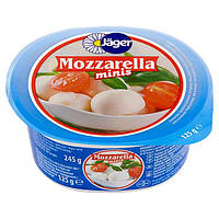 Моцарела Mozzarella Minis Jager в стакані 125 гр