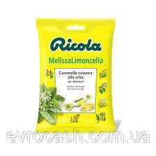 Льодяники Ricola Melissa Limoncella 70 гр 12 шт ящ, фото 1